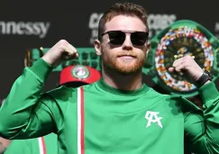 Canelo Álvarez en presentación 