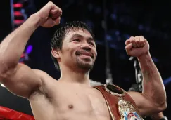 Manny Pacquiao durante una pelea