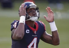 Deshaun Watson se lamenta en un partido con Texans