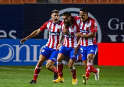 Felipe Gallegos celebra gol del empate ante Xolos