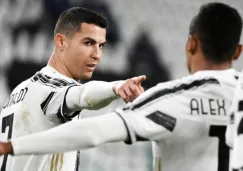 Cristiano Ronaldo en un partido de la Juventus