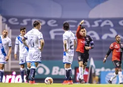 Aldo Rocha celebra gol vs Puebla