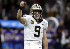 Drew Brees en un partido de NFL