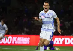 Cabecita Rodríguez celebrando gol ante Juárez