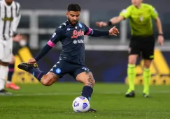 Lorenzo Insigne en un partido del Napoli