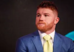 Canelo Álvarez en presentación 