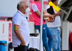 Guillermo Vázquez durante el duelo ante Gallos 