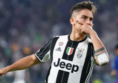 Paulo Dybala en un partido con la Juventus