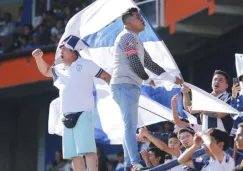 Afición del Pachuca en las Tribunas del Huracán