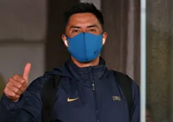 Alfredo Talavera previo a un partido de Pumas