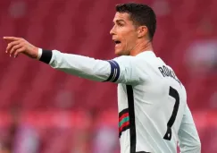 Cristiano Ronaldo en un partido de Portugal