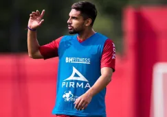 William Mejía en entrenamiento