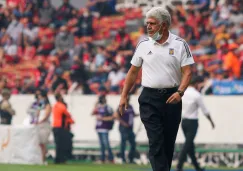 Tuca Ferretti durante un partido con Tigres