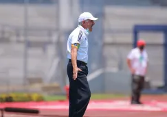 Tuca Ferretti durante un partido con Tigres