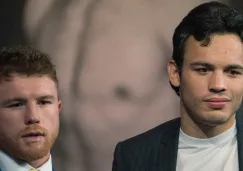 Canelo Álvarez y Chávez JR previo a una pelea