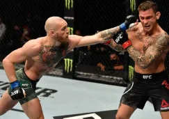 McGregor en pelea con Dustin Poirier