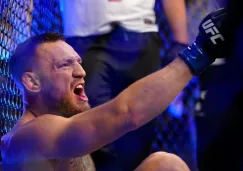 Conor McGregor en derrota ante Dustin Poirier