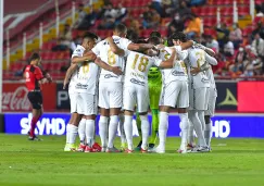 Jugadores de Pumas previo al partido vs Necaxa