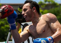 Omar Chávez en un entrenamiento 