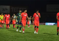 Jugadores de Cruz Azul tras la derrota ante Juárez