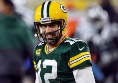 Aaron Rodgers en un partido de los Packers