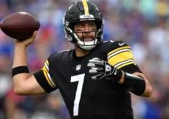 Ben Roethlisberger en acción con Steelers