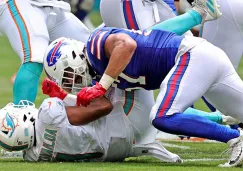 La defensiva de Buffalo castigó a Tua Tagovailoa 