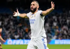 Benzema tras anotar gol a favor del Real Madrid