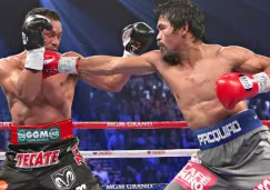 Márquez impacta el rostro de Pacquiao 