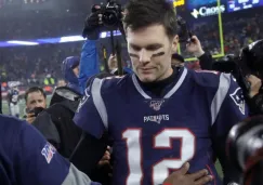 Tom Brady tras un juego de los Patriots