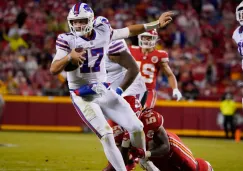 Josh Allen en acción con Bills