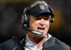 Jon Gruden en un partido de los Raiders