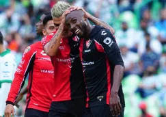 Los jugadores de Atlas celebrando un gol