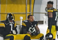 Big Ben con algunos compañeros en los pasados playoffs