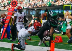 Jets en acción frente a Bengals en la NFL