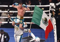 Canelo Álvarez tras una victoria