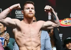 Saúl 'Canelo' Álvarez en ceremonia de pesaje