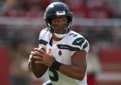 El QB de los Seahawks durante un partido