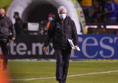 Tuca Ferretti previo a un partido con Juárez