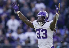 Dalvin Cook festeja una jugada con los Vikings