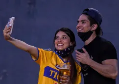 Fans de Tigres previo a un partido