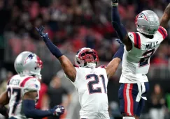 Adrian Phillips celebra con los New England Patriots