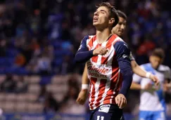 Isaác Brizuela en lamento con Chivas