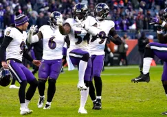 Ravens de Baltimore celebran triunfo sobre los Bears