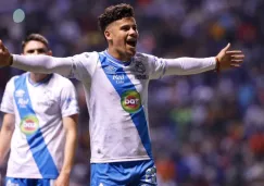 Maximiliano Araújo tras anotar gol a favor del Puebla