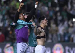 Jugadores de León festejando el boleto a la Final