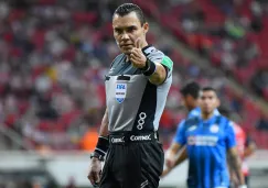 Marco Antonio Ortiz Nava durante un duelo de Liga MX