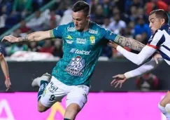 Leo Ramos en acción con León