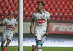 Gonzalo Sosa festeja un gol con Deportes Melipilla