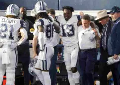 Michael Gallup salió del juego lesionado 